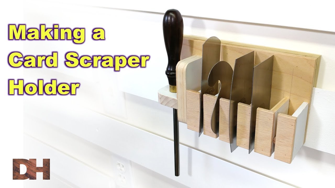 Making a Card Scraper Holder