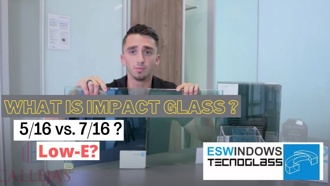 Типы ударостойкого стекла (7/16 против 5/16 против LOW-E) Technoglass
