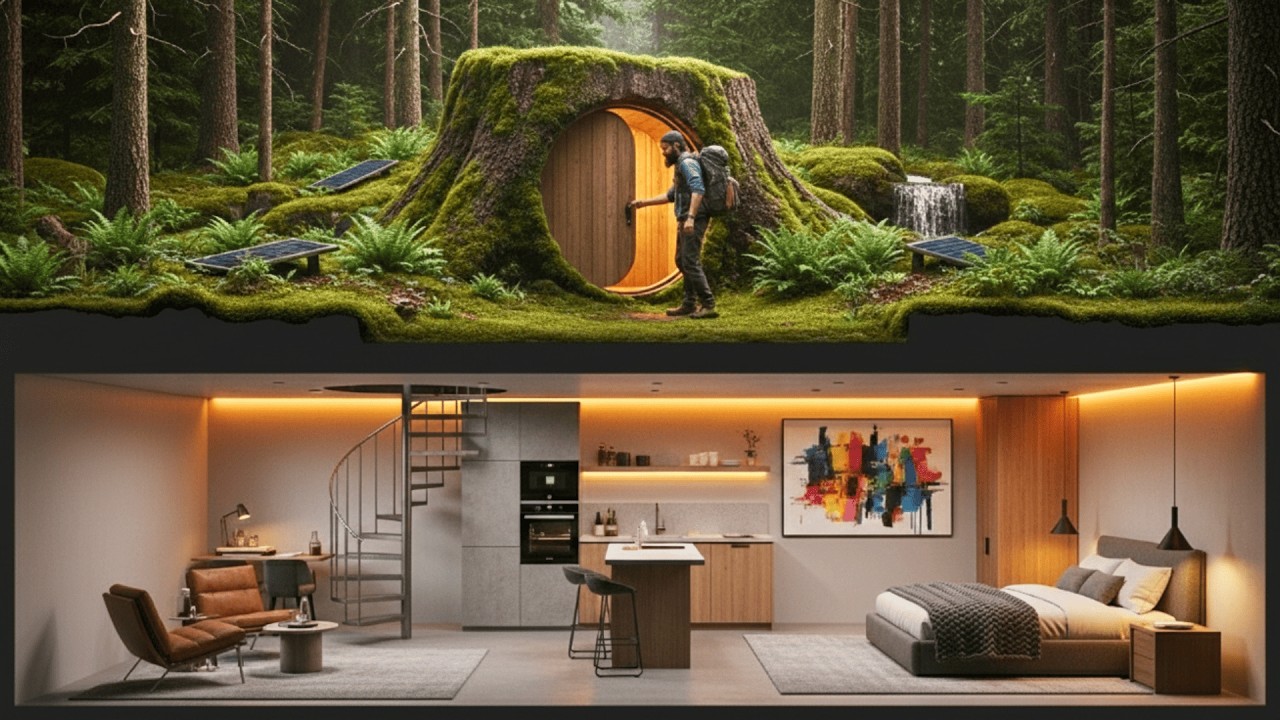Deep Beneath the Forest Lies My Insane Luxury Bunker – Full Tour