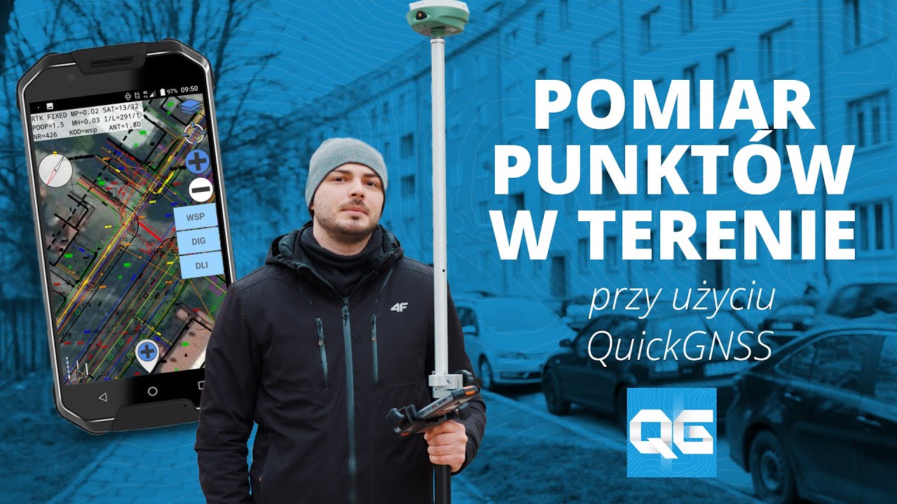 QuickGNSS: pomiar punktów w terenie