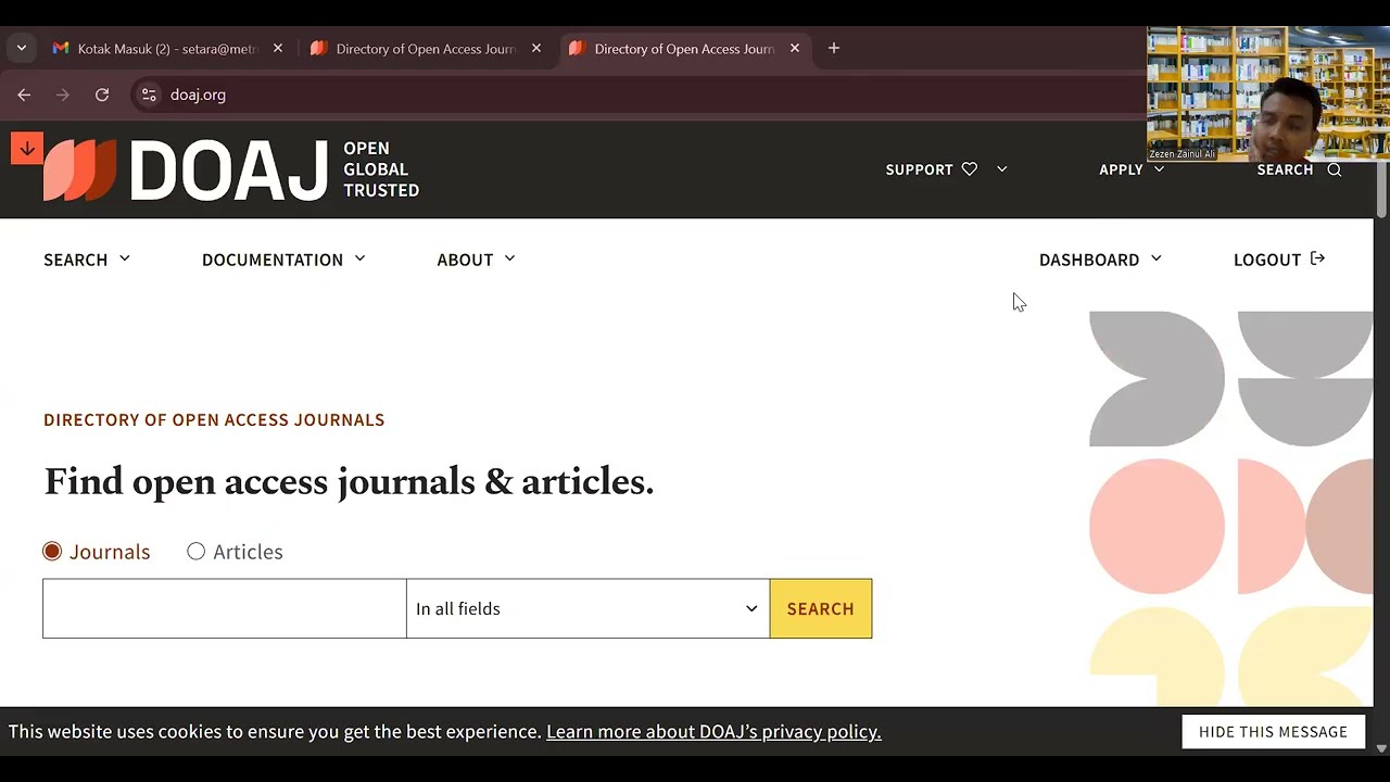 TUTORIAL DAN PANDUAN SUBMIT JURNAL KE DOAJ TERBARU