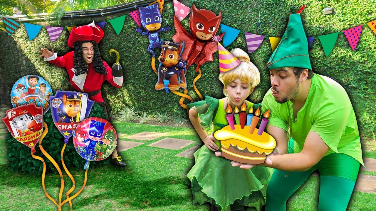 PETER PAN E O ANIVERSÁRIO NA TERRA DO NUNCA