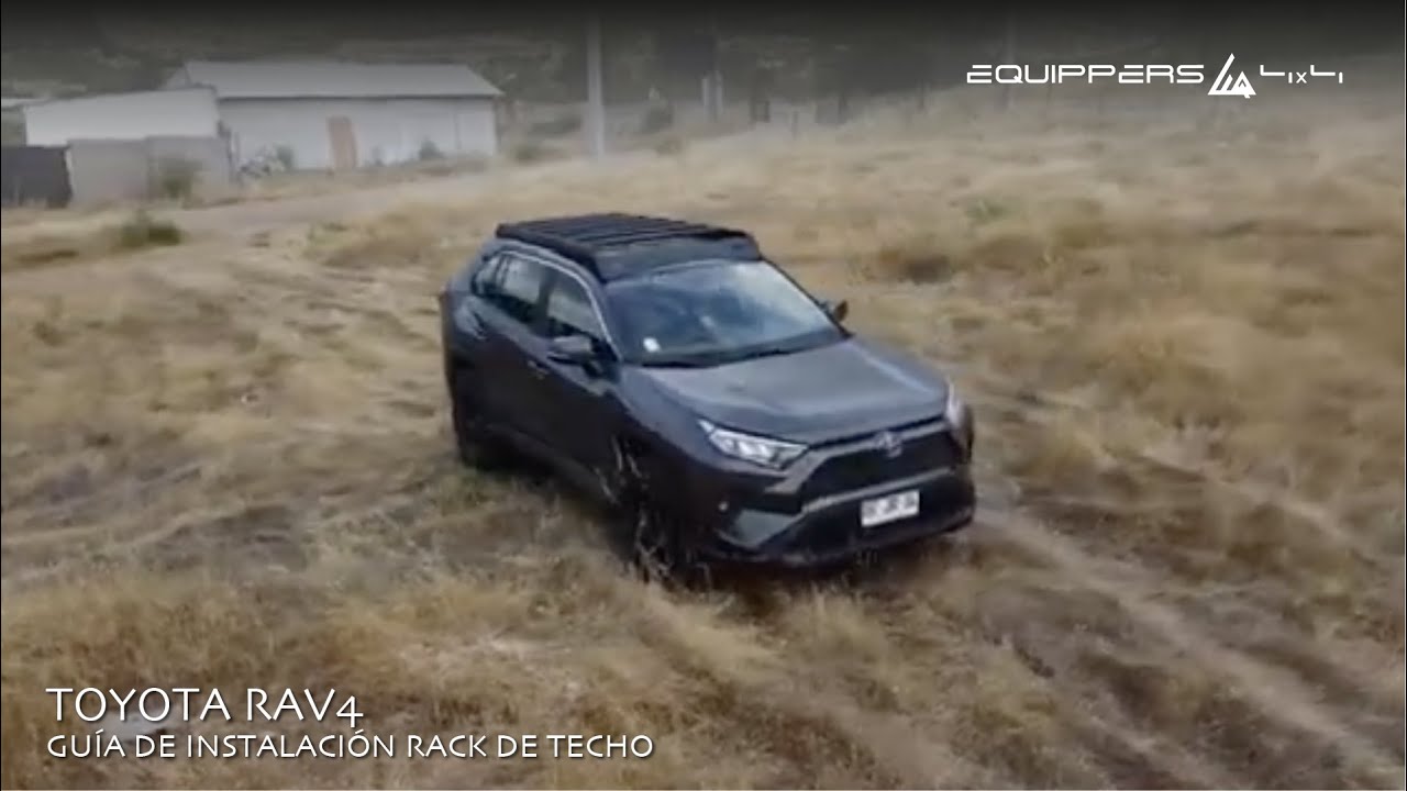 TOYOYA RAV4, guía de instalación rack de techo
