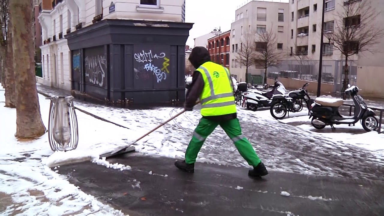 Episode neigeux Paris le 21 01 2019