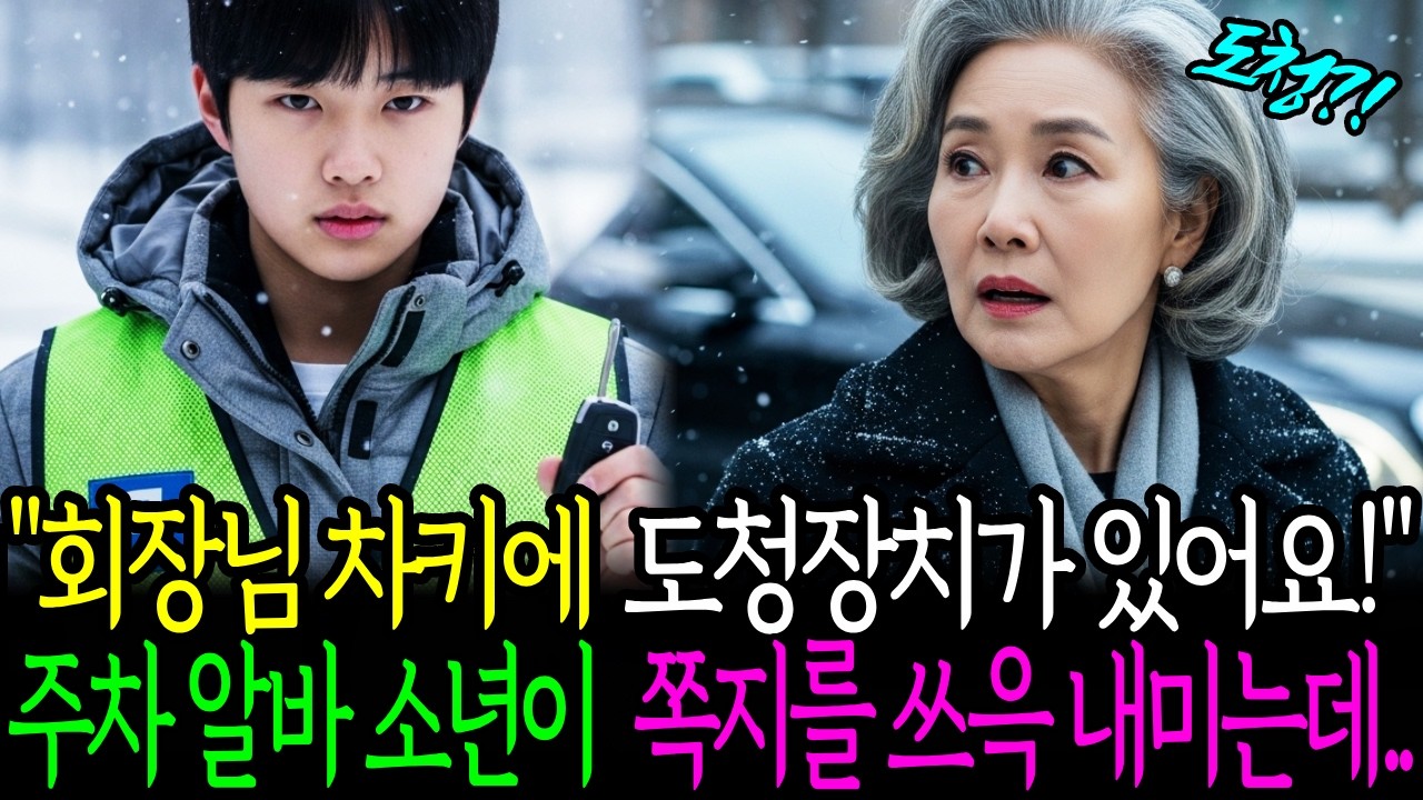 “회장님 차키에 도청장치가 있어요!” 주차 알바하던 소년이 쪽지를 쓰윽 내미는데…ㅣ시니어사연ㅣ인생사연ㅣ인생이야기ㅣ오디오북