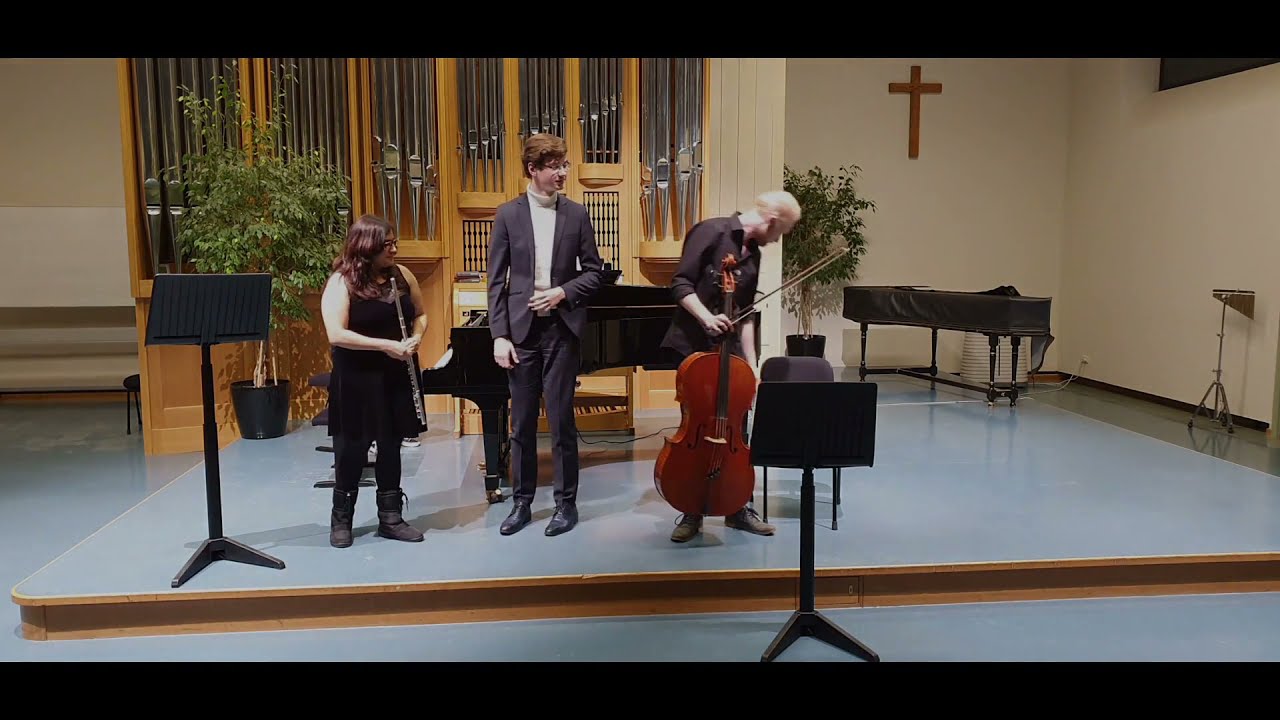 Ballade für Flöte, Cello und Klavier. Charles Lefebvre.