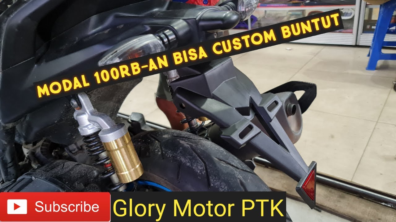 Modal 100rban Bisa Custom Buntut Aerox Keren Begini!! || Buntut Ninja Ke Aerox.