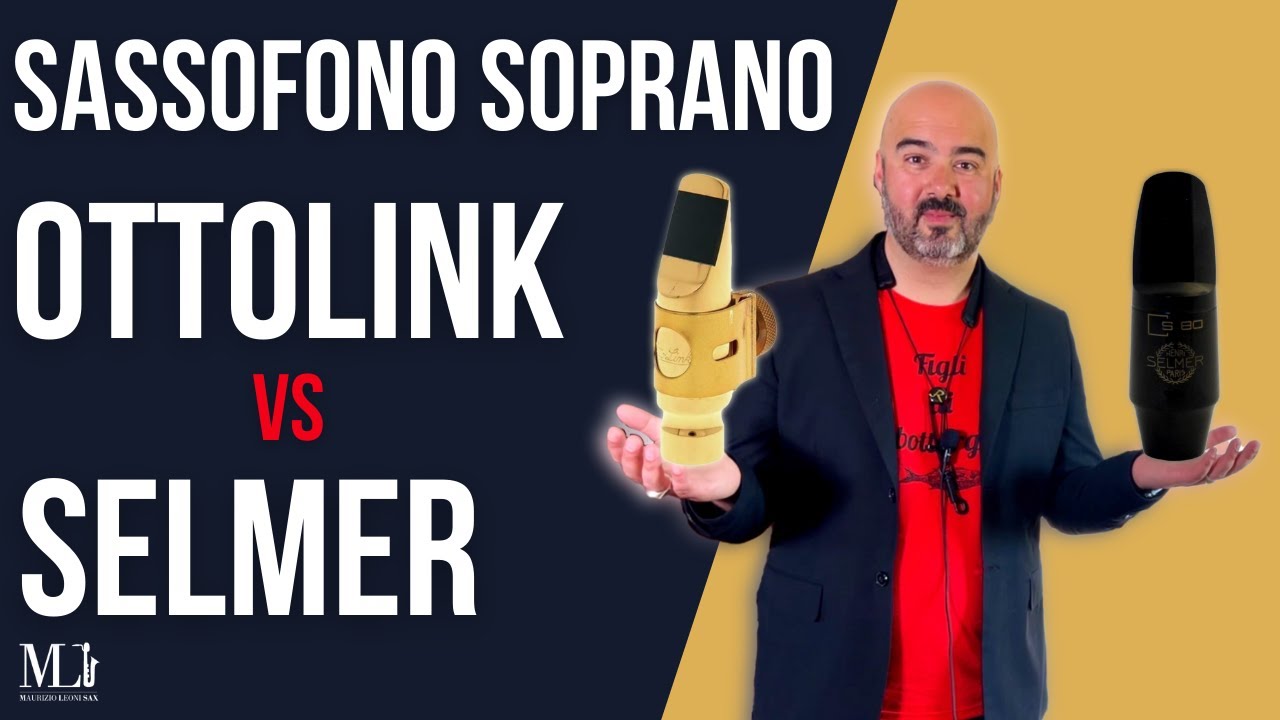 Sassofono soprano Bocchino di metallo Vs bocchino di ebanite