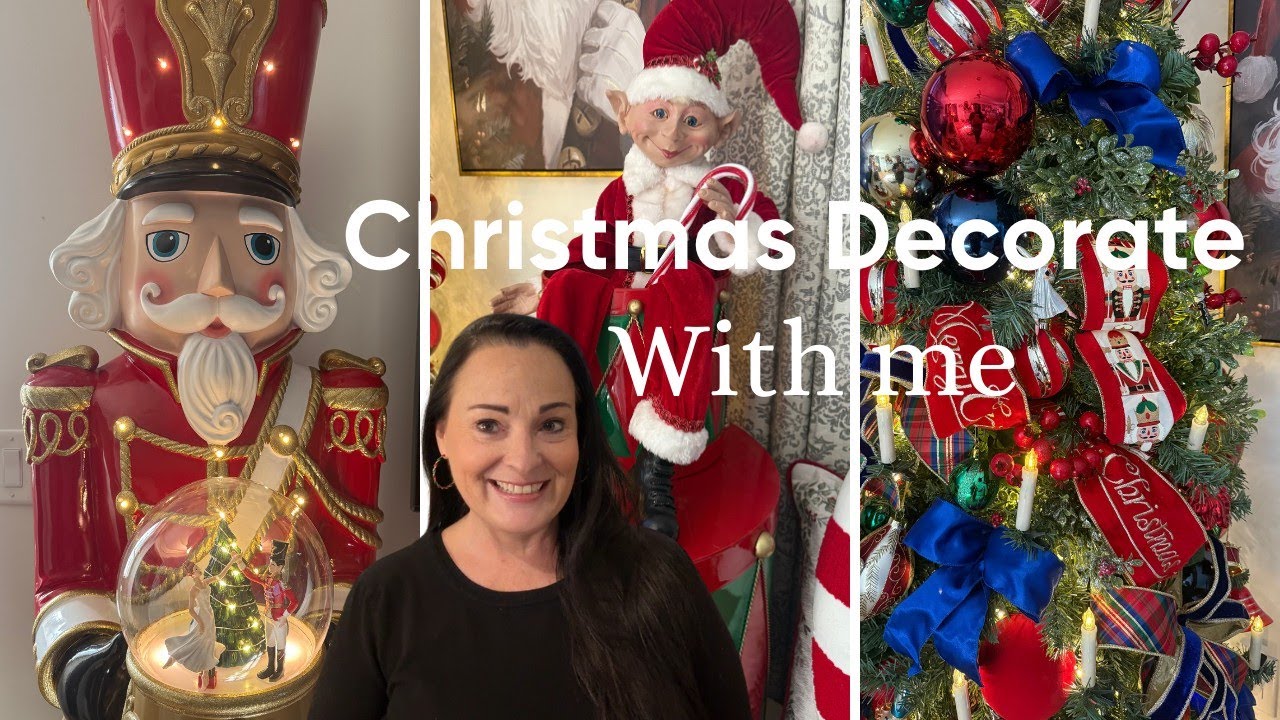 TRADITIONAL CHRISTMAS DECORATE WITH ME/CLASSIC CHRISTMAS DECORATING IDEAS/ CHRISTMAS STYLES