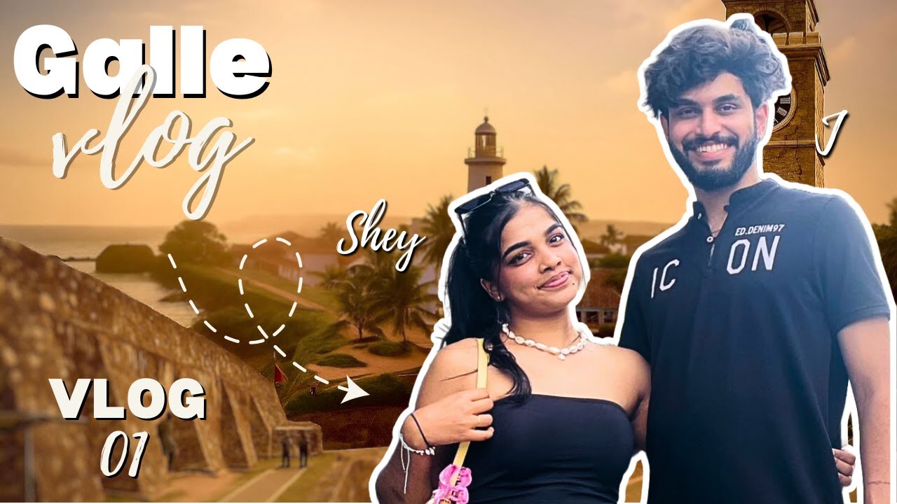 Trip to Galle🇱🇰🐚🌊 | Vlog 01(Sri Lankan Couple vlog) #galle #sinhala #travelsrilanka