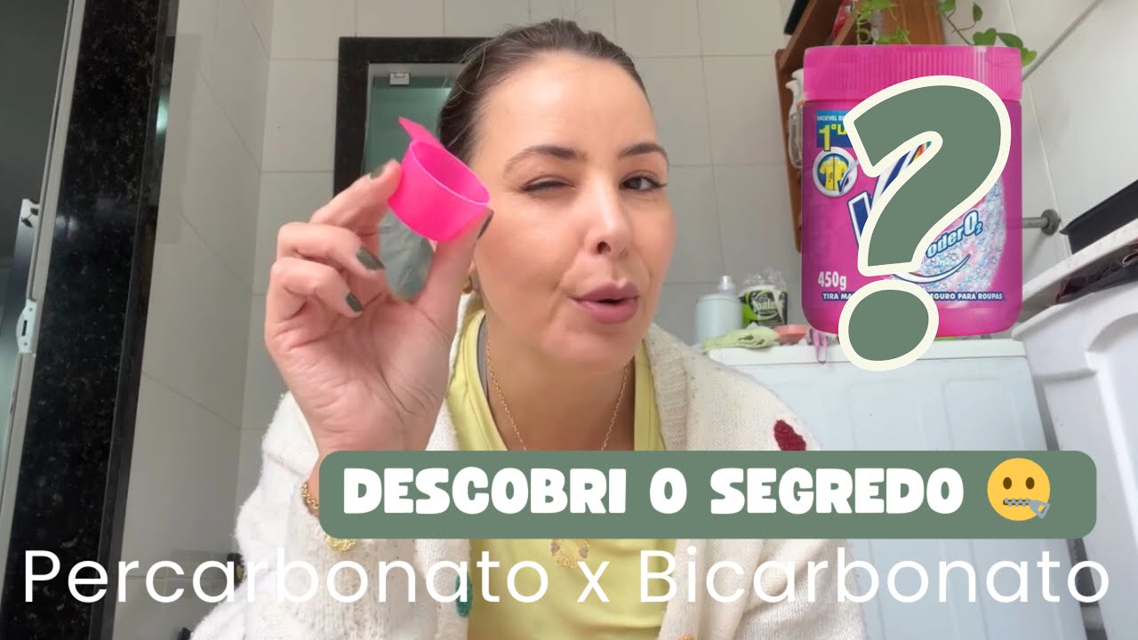Tudo que você precisa saber sobre Percarbonato de sodio, e as diferenças do bicarbonato de sódio ✔️
