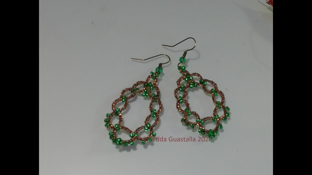 Orecchini a goccia falso split ring
