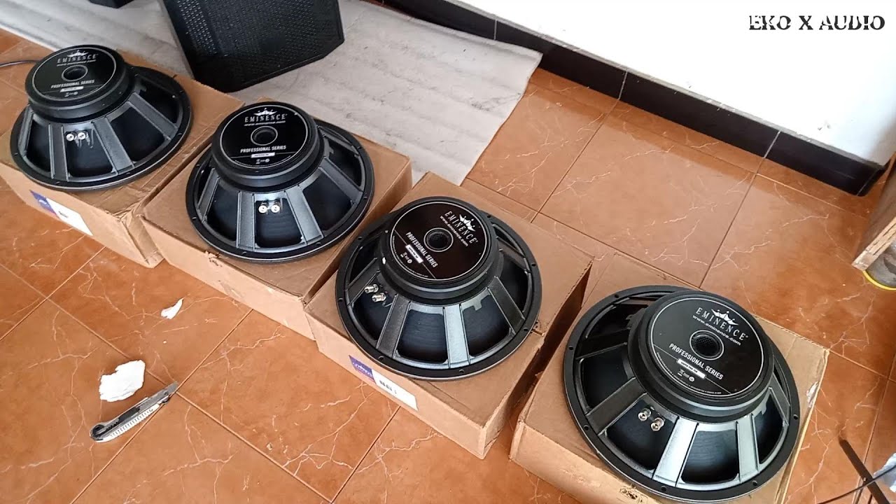 Unboxing Speaker 15 Inchi Kelas Sultan
