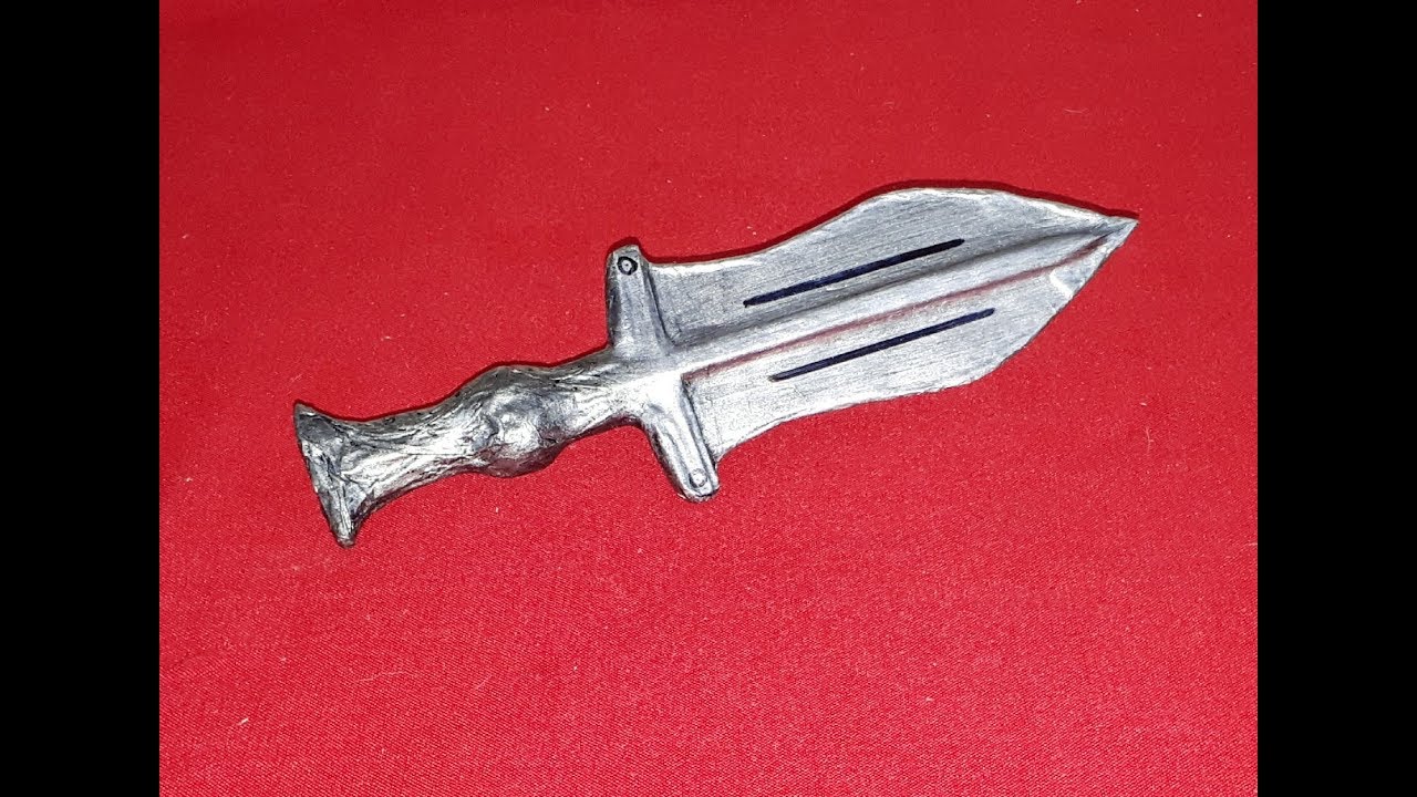 COMO HACER UN PUÑAL DE SOLDADO ROMANO