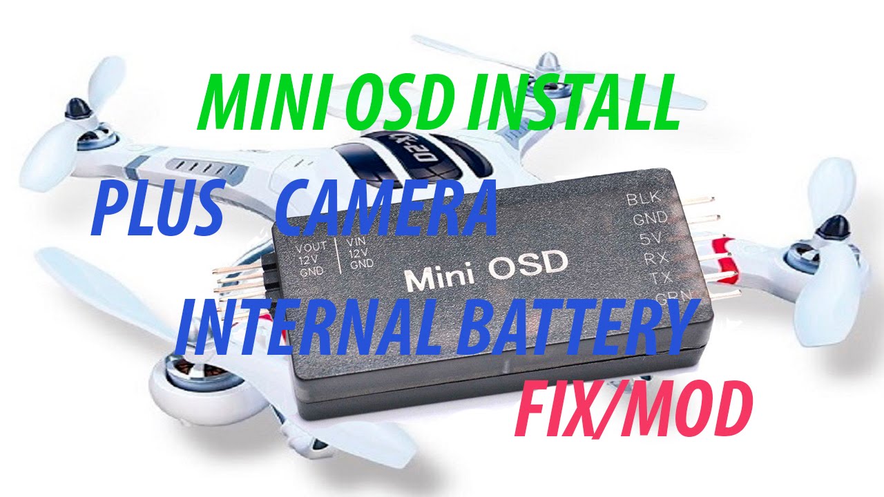 mini osd wiring plus no video fix