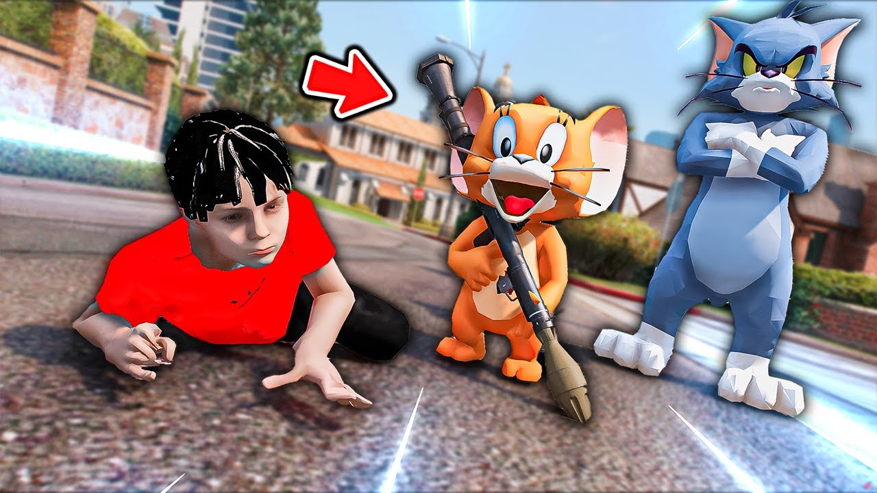 توم وجيري هاجمو بيتنا😱🔥!! | فلم قراند