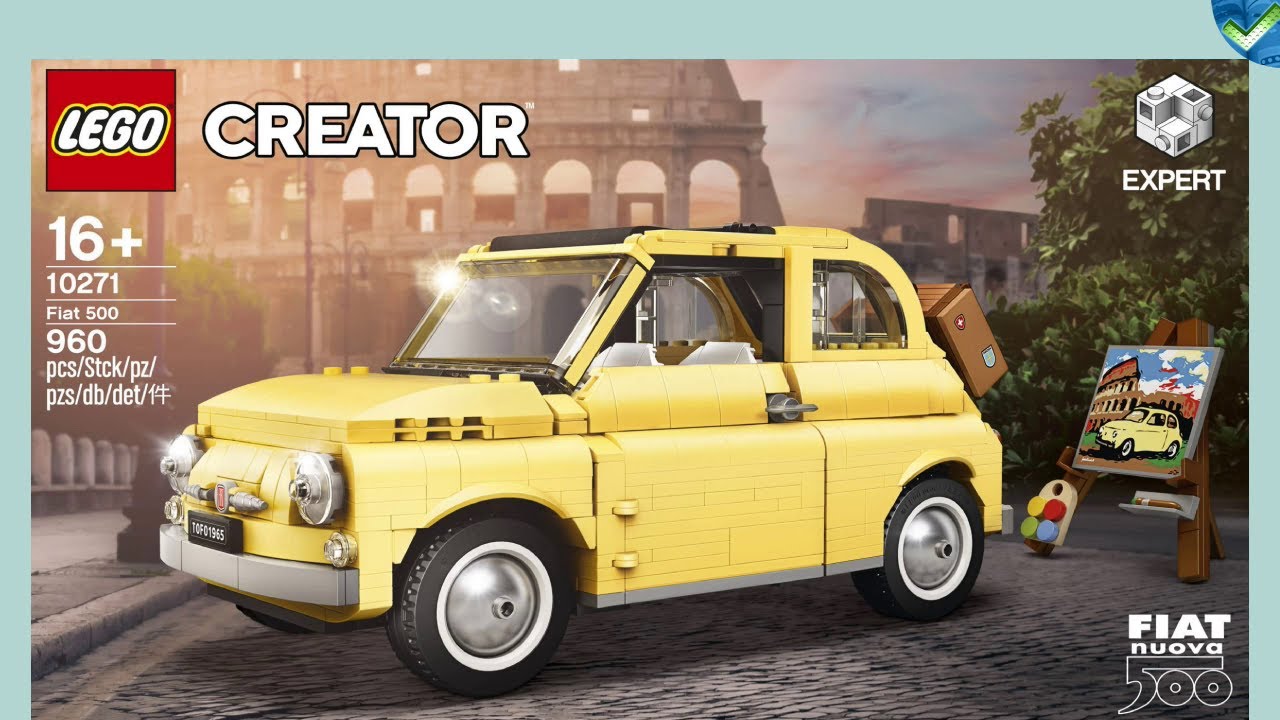 10271 Fiat 500 LEGO&reg; Creator Expert Manual at the Brickmanuals Instruction Archive