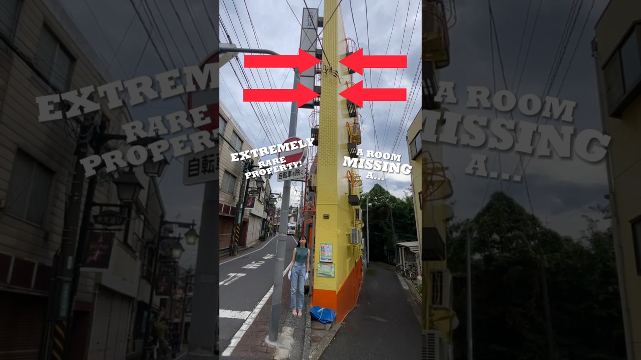 Introducing a triangular, narrow property with no facilities (?)!