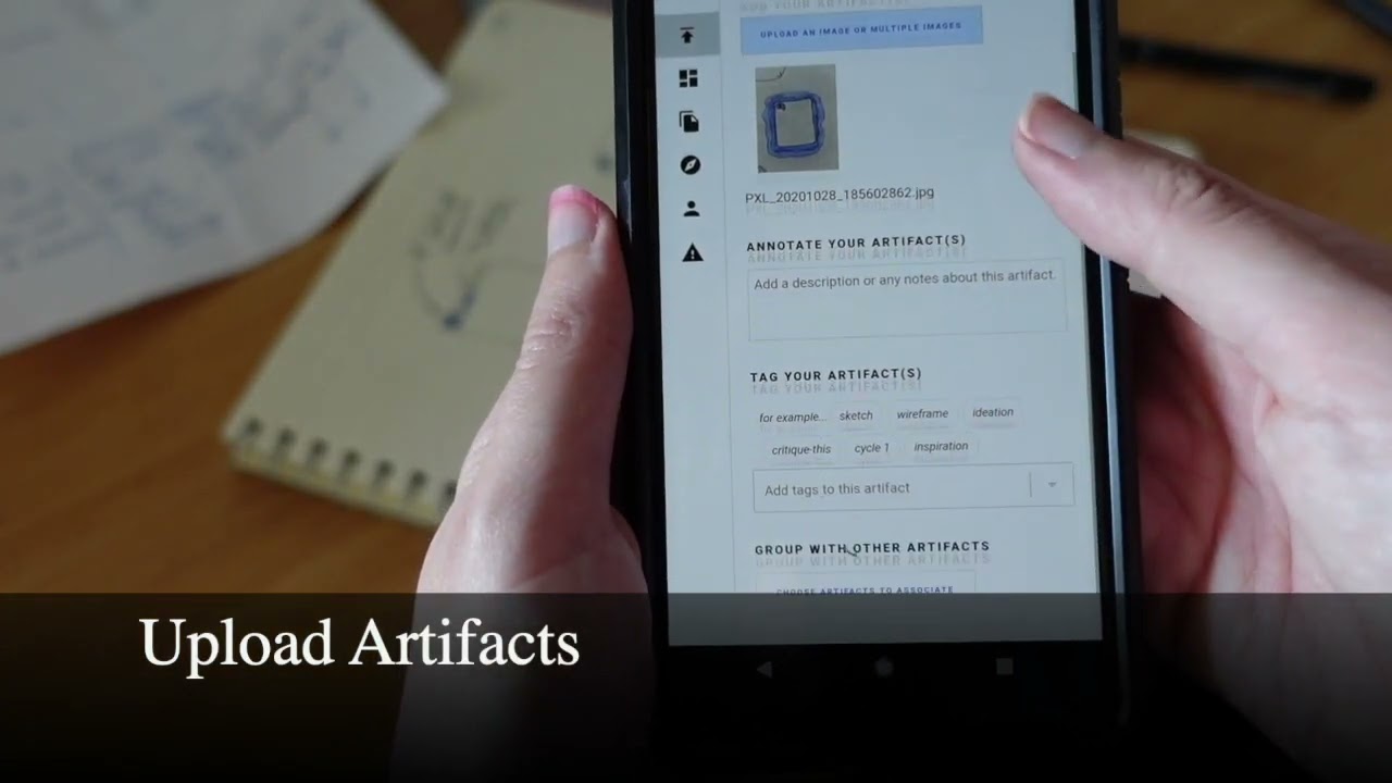 Kaleidoscope: A Reflective Documentation Tool for a User Interface Design Course