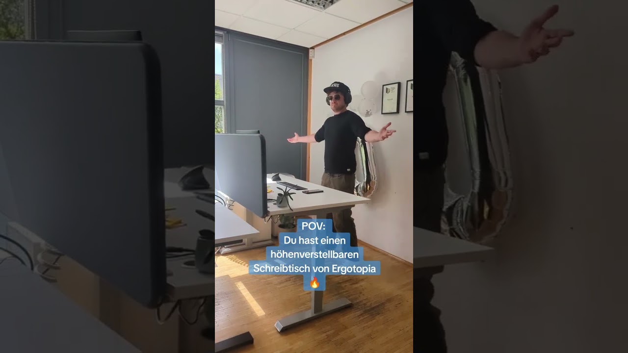 H&ouml;henverstellbarer Schreibtisch: Gamechanger f&uuml;rs (Home-) Office! 💻✅