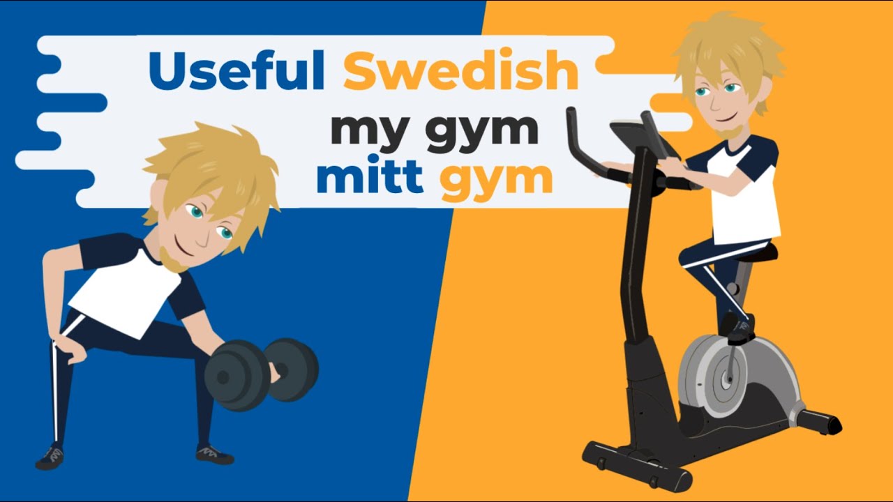 Learn Useful Swedish: Mitt gym - мой спортзал