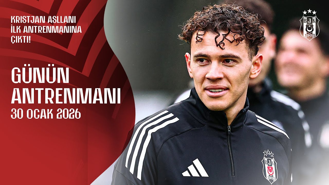 Kristjan Asllani İlk Antrenmanına Çıktı 🔥 | Beşiktaş Günün Antrenmanı | 30 Ocak