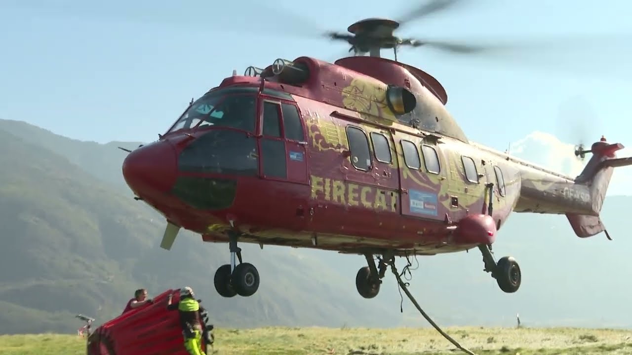 Waldbrand-Bekämpfung: Gemeinsame Übung von Forst und Berufsfeuerwehr