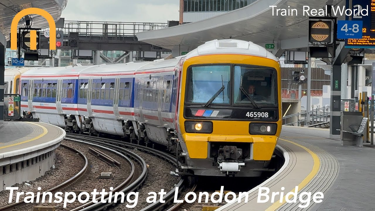 Transpotting at London Bridge PLUS a ride on the Kent Link Networker 465908!!