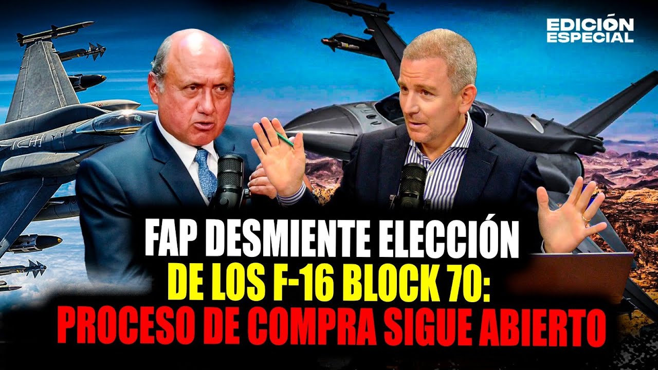 FAP desmiente elección de los F-16 Block 70