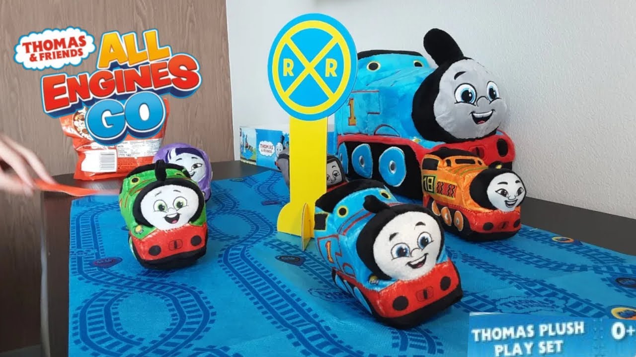Thomas and Friends All Engines Go Plush Playset Review