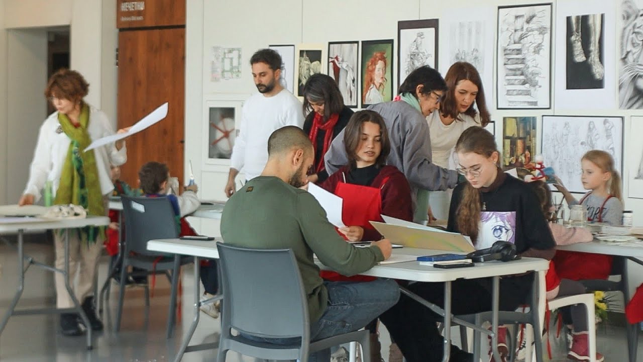 Уъркшоп от турски преподаватели от Marmara University Pendik Abdülkadir Meragi Fine Art High School