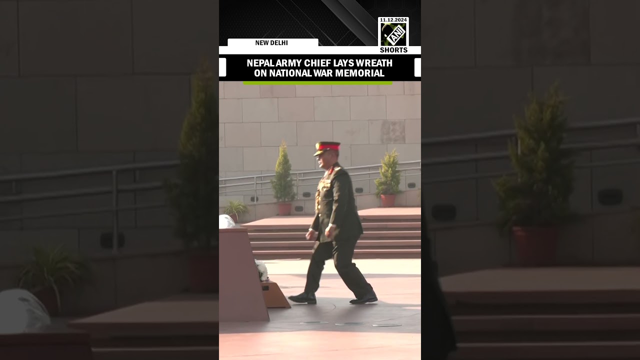 Nepali Army Chief General Ashokraj Sigdel in India; lays wreath at National War Memorial in Delhi
