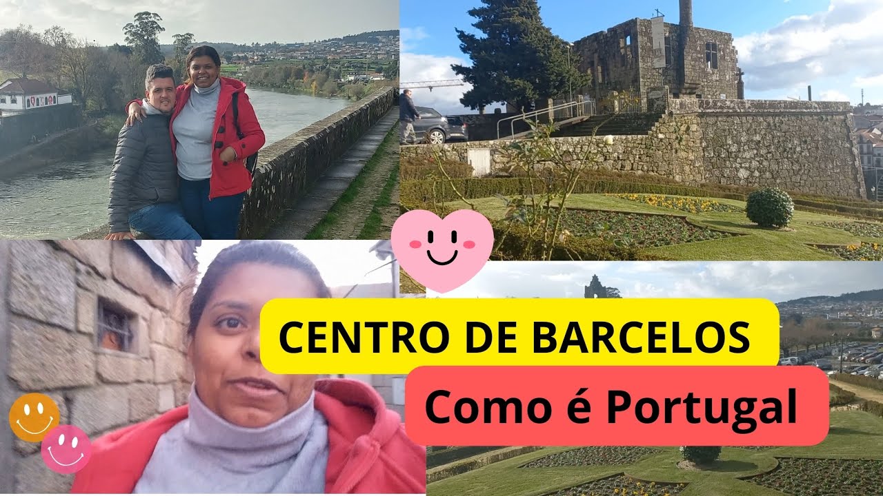 VISITANDO CENTRO DE BARCELOS| COMO É PORTUGAL 😍😍