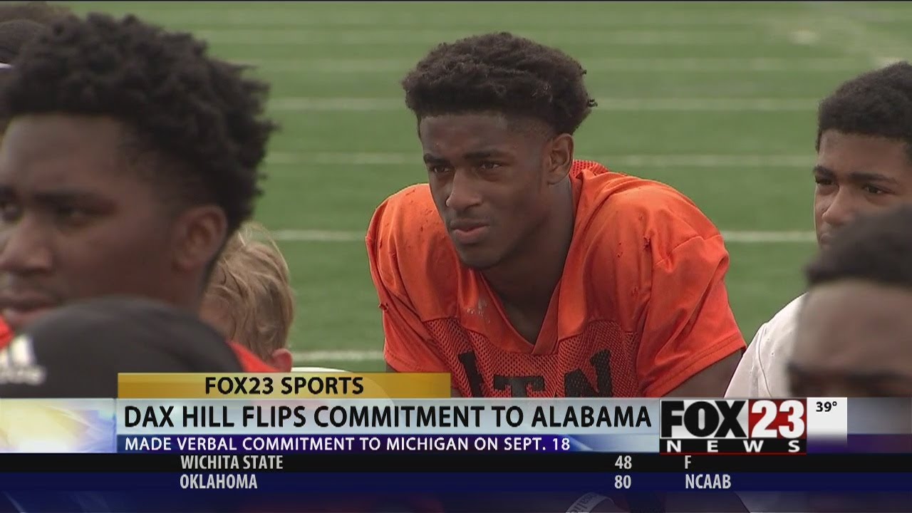 VIDEO - Dax Hill flips commitment from Michigan to Alabama