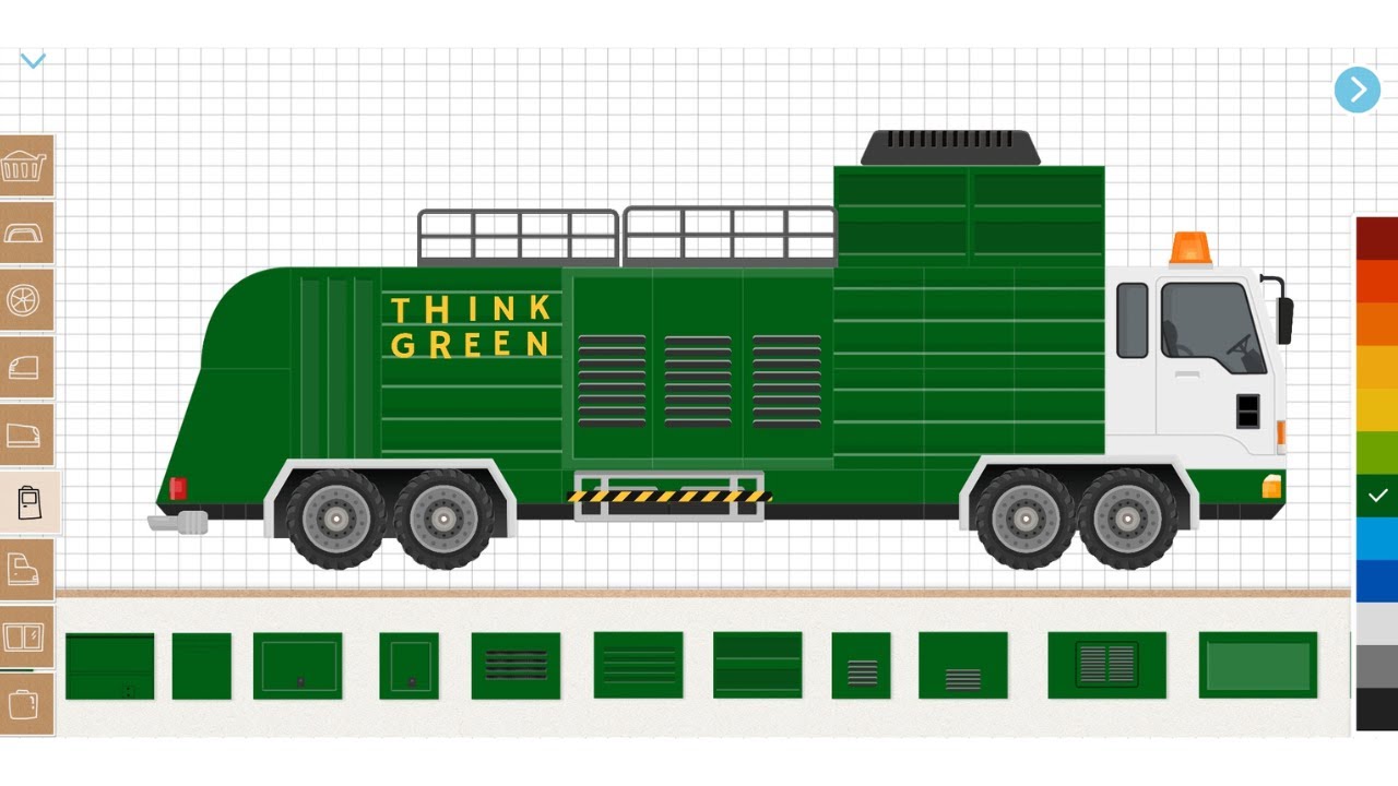 Building a Epic Garbage Truck in Labo Construction Truck