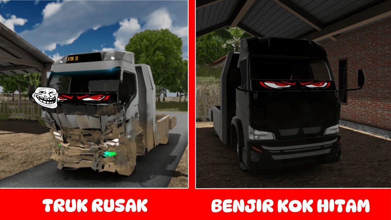 AWALNYA TRUK AKU RUSAK  AKU RESTORASI EH MALAH JADI  HITAM !!!