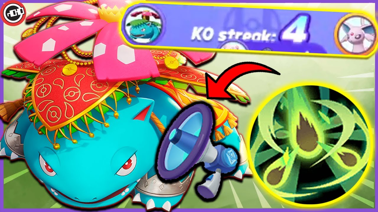 VENUSAUR WITH AMP IS INSANE | Pokemon UNITE