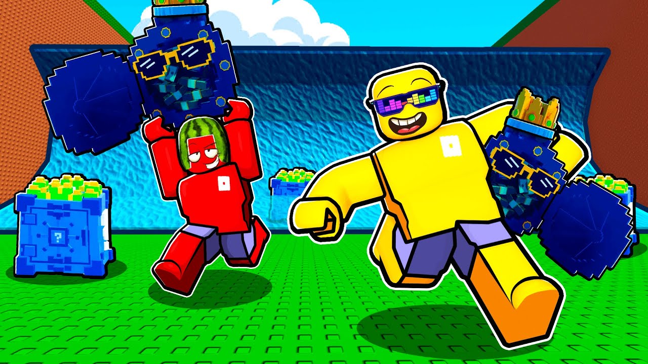ADMIN MONEY BLOCKS  in Escape Tsunami for Brainrots