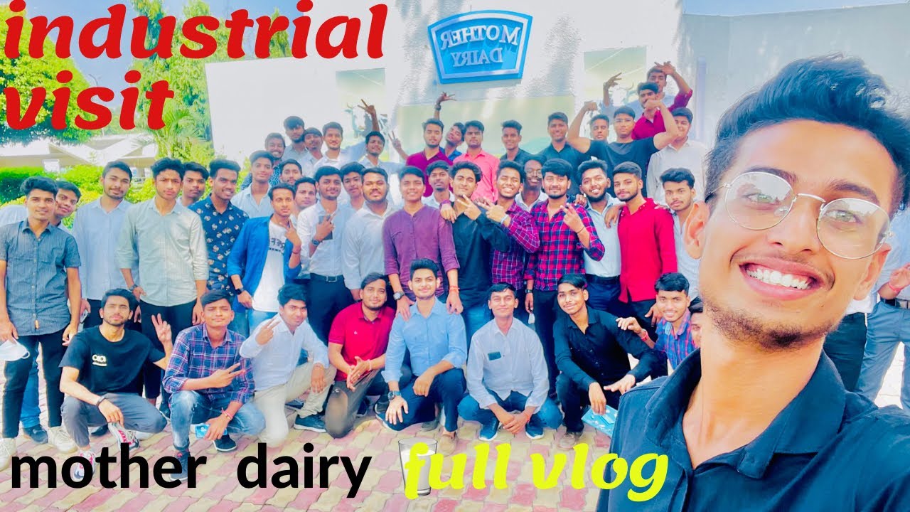 Industrial visit in mother dairy company ! 😱 #viralvlogs #motherdairy #industrialvisit