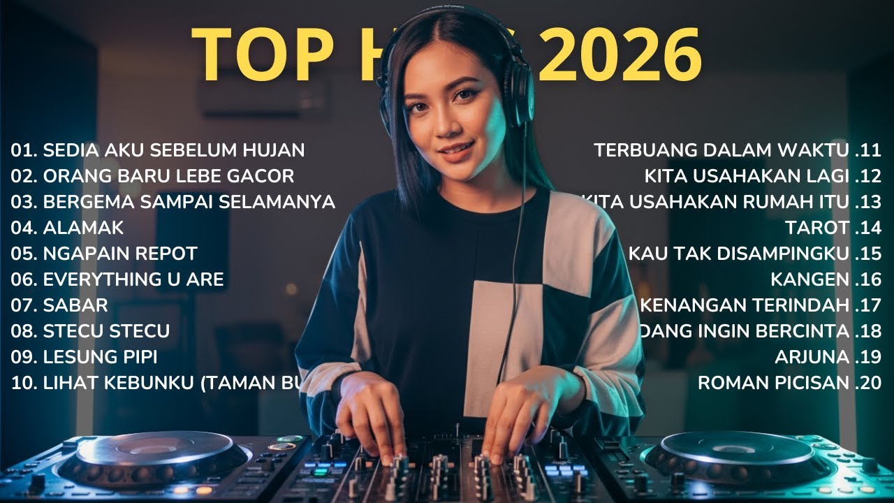Lagu Trending YouTube Indonesia 🔥 DJ Remix Full 80 Menit | Galau • Santai • Party