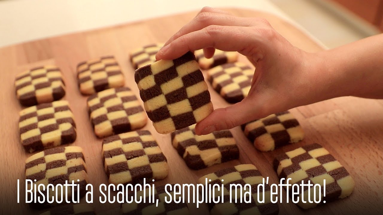I BISCOTTI A SCACCHI, la RICETTA PASSO PASSO e TUTTI I TRUCCHI per OTTENERE dei BISCOTTI PERFETTI!