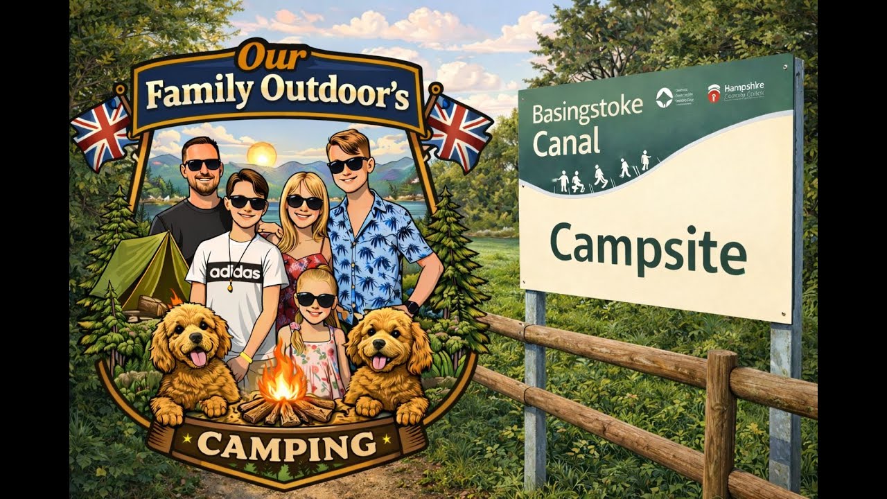 The Basingstoke Canal, 17th to the 19th August 2025 - Family Camping
