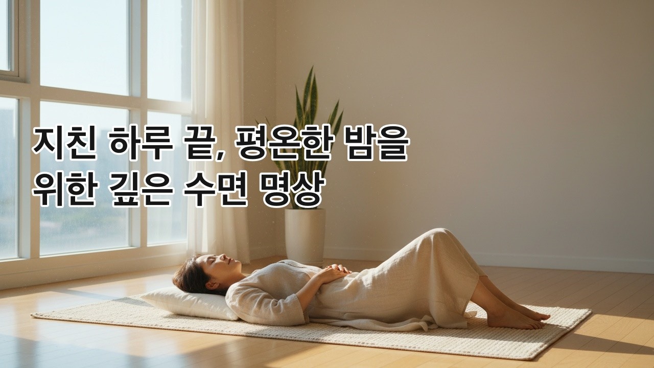 지친 하루 끝, 평온한 밤을 위한 30분 수면 명상 🌙