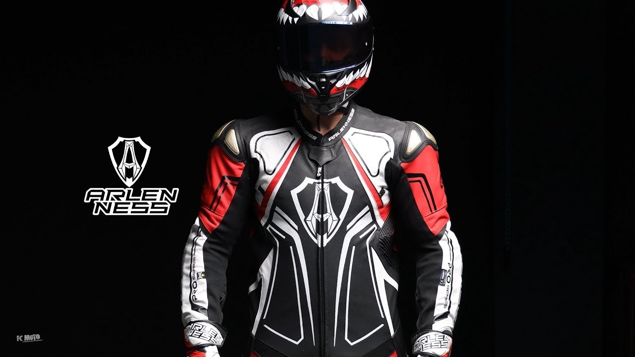 Arlen Ness Conquest One Piece Motorcycle Leather Suit
