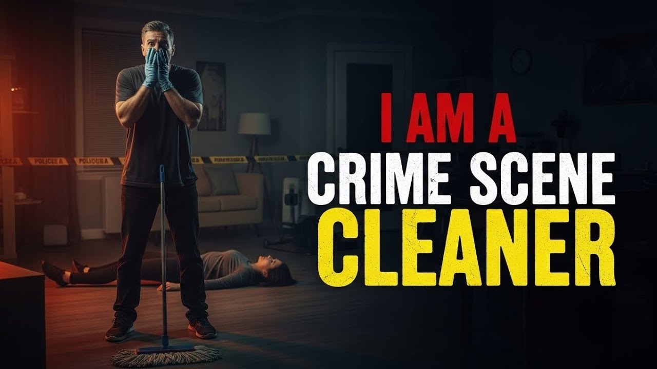 Learn English with story What Really Happens After a Murder Scene Is Left Behind”#story #english 