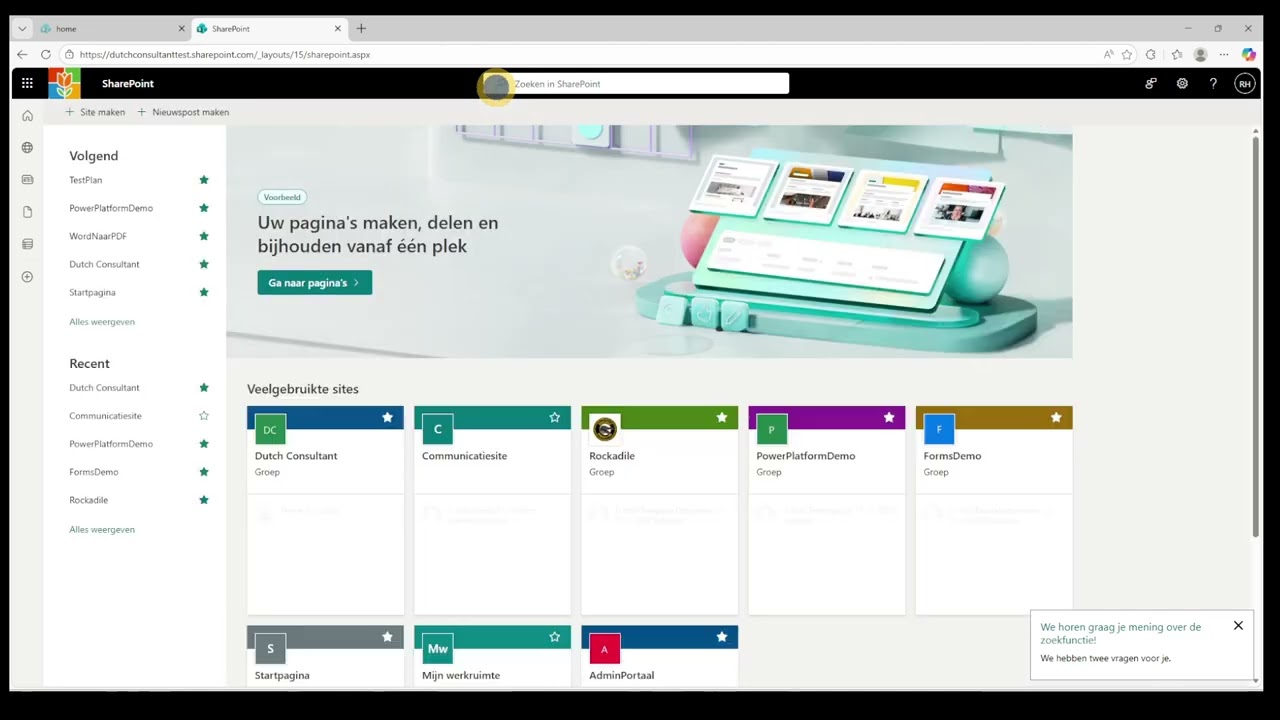 Slim zoeken in SharePoint