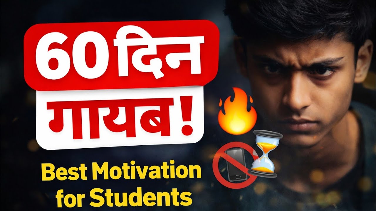 60 दिन का मौन युद्ध 🔥 | Best Motivational Video for Students to Study | Life Change(अगर Hinglish