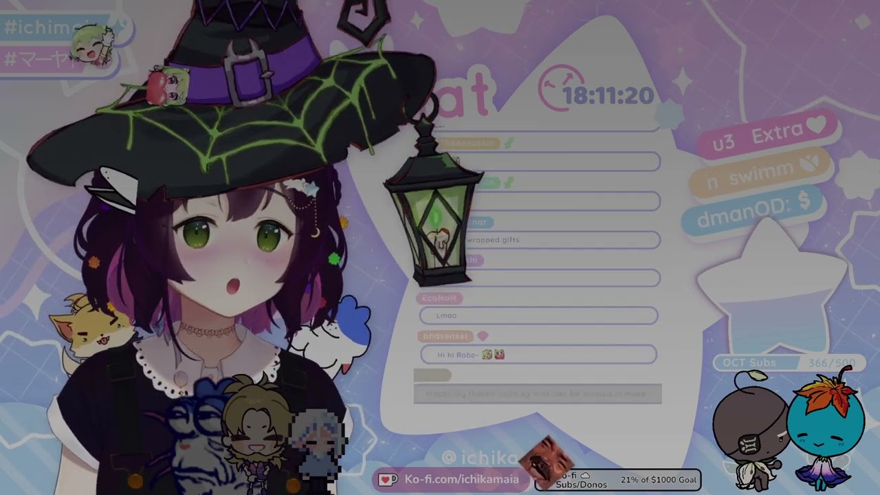 [23.10.30]-[IchikaMaia] [#542] 🎃 Erm.. Roblox scary games w/ @hampwned @kyoawoo @phreid 👻