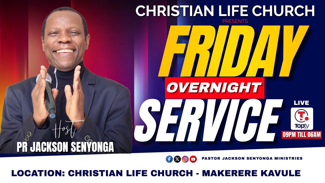P5 FRIDAY OVER NIGHT  SERVICE  // 19TH SEPTEMBER 2025 // PASTOR JACKSON SENYONGA