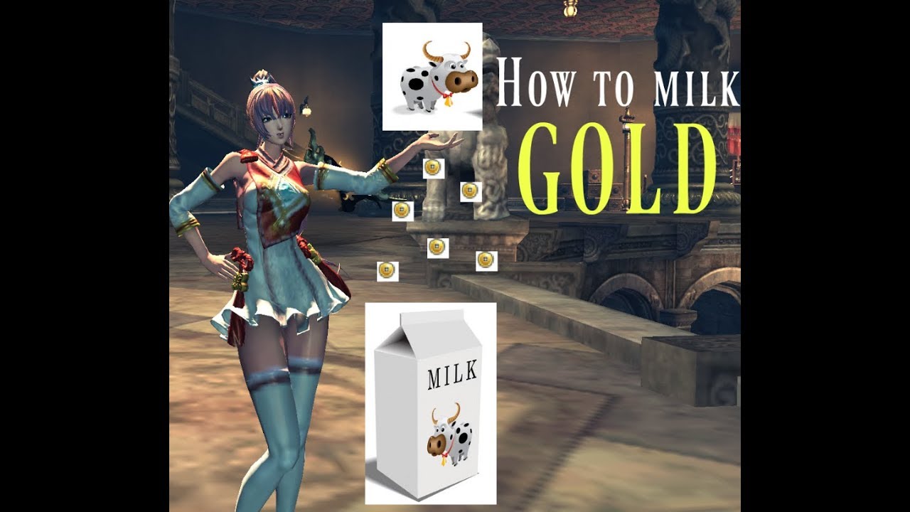 BNS gold farming Milking Alts